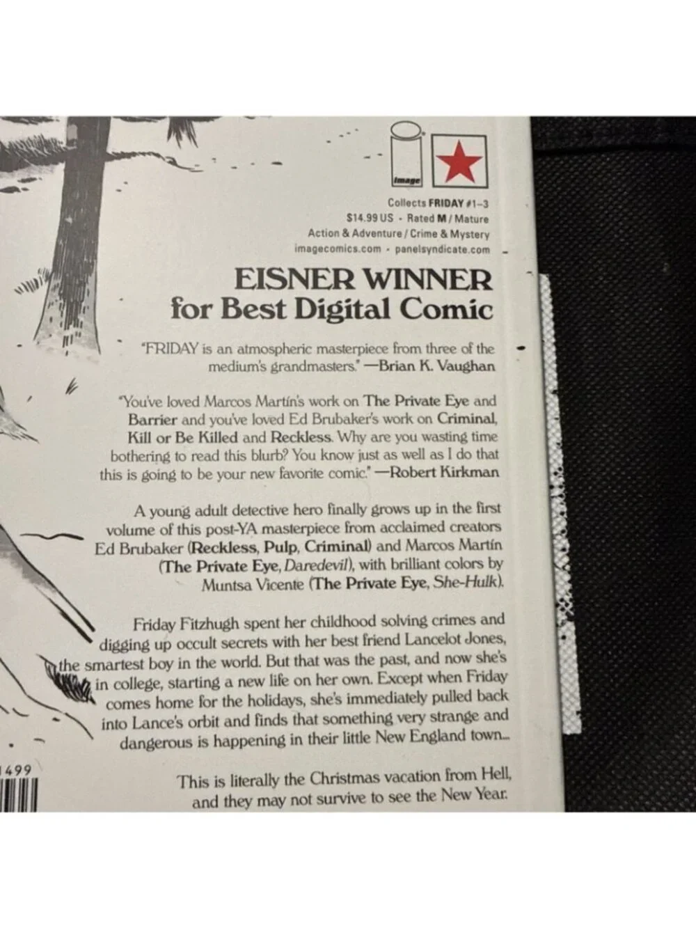Friday Book One The First Day of Christmas by Ed Brubaker 2021 Trade Paperback